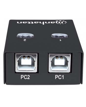 Przełącznik Manhattan USB 2.0 2/1, czarny nr 2