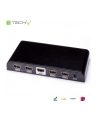 Rozdzielacz - Splitter Techly HDMI 1/4 Ultra HD, 3D - nr 24