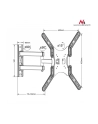 MACLEAN UCHWYT DO TELEWIZORA LUB MONITORA 13-55  30KG MC-759 CZARNY VESA 400X400 - nr 13