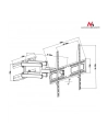 MACLEAN UCHWYT DO TELEWIZORA LUB MONITORA 37-70  30KG MC-762 CZARNY VESA 600X400 - nr 10