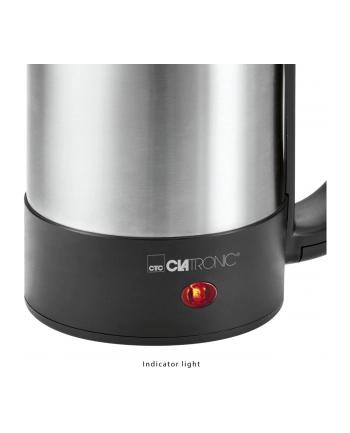 Clatronic Czajnik inox 1l+2 kubki i łyżeczka      WKR 3624 nr 2