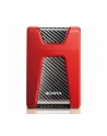 ADATA HDD 2TB 2,5'' USB 3.0 DashDrive Durable HD650, czerwony (gumowy, odporna na uderzenia) - nr 17