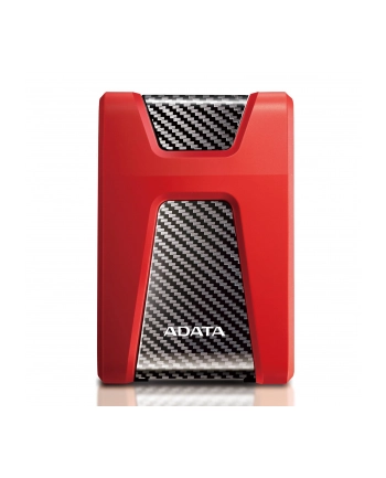 ADATA HDD 2TB 2,5'' USB 3.0 DashDrive Durable HD650, czerwony (gumowy, odporna na uderzenia) nr 1