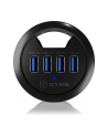 IcyBox Hub do Biurka 4xUSB 3.0, kabel 120 cm USB 3.0 - nr 17