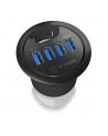 IcyBox Hub do Biurka 4xUSB 3.0, kabel 120 cm USB 3.0 - nr 26