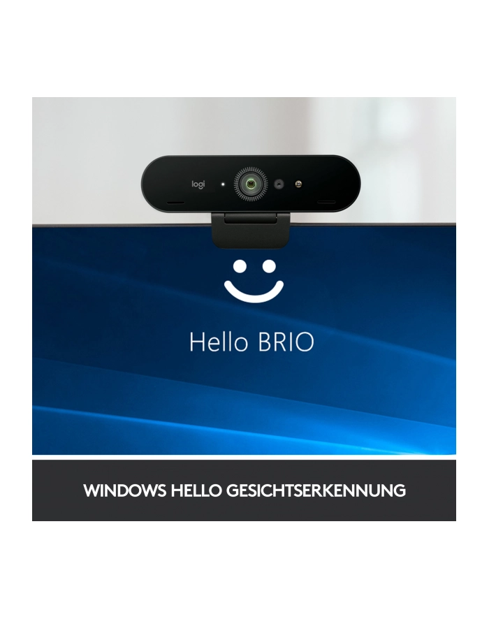 Kamera internetowa Logitech BRIO 4K STREAM EDITION 960-001194 (idealna do przesyłania strumieniowego, nagrywania i połączeń wideo) główny
