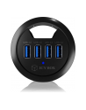 IcyBox Hub do Biurka 4xUSB 3.0, kabel 120 cm USB 3.0 - nr 33