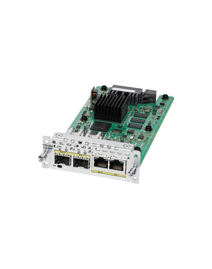 Cisco 2-port GE WAN NIM, dual-mode RJ45 & SFP główny