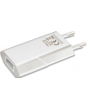 Techly Sieciowa ładowarka USB Slim 230V -> 5V/1A biała - nr 1