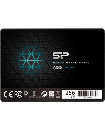 Silicon Power Dysk SSD Slim A55 256GB 2.5'', SATA3 6GB/s, 560/530 MB/s, 3D NAND nr 2