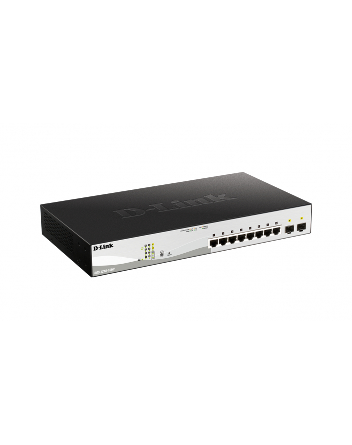 D-Link 10-Port Gigabit PoE+ Smart Switch inc. 2 SFP Ports POE budget 130W główny