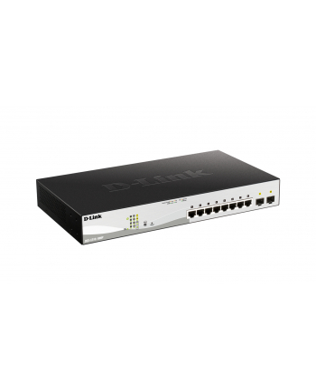 D-Link 10-Port Gigabit PoE+ Smart Switch inc. 2 SFP Ports POE budget 130W