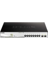 D-Link 10-Port Gigabit PoE+ Smart Switch inc. 2 SFP Ports POE budget 130W - nr 32