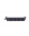 Intellinet Network Solutions Intellinet Listwa zasilająca rack 10'' 1U 250V/15A 4x Schuko kabel 1,8m - nr 16