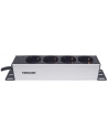 Intellinet Network Solutions Intellinet Listwa zasilająca rack 10'' 1U 250V/15A 4x Schuko kabel 1,8m - nr 4