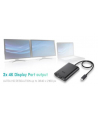 i-tec USB-C dual Display Port Video Adapter 2x DP 4K kompatybilny z Thunderbolt3 - nr 60