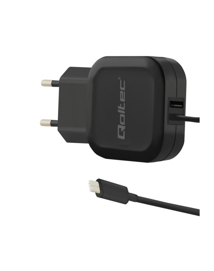 Qoltec Ładowarka sieciowa do Smartfona | 17W | 5V | 3.4A | USB+ USB typC główny