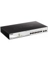 D-Link 10-Port Gigabit PoE+ Smart Switch inc. 2 SFP Ports POE budget 130W - nr 12