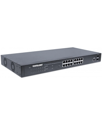 Intellinet Network Solutions Intellinet Gigabit Switch 16x 10/100/1000 Mbps RJ45 PoE/PoE+ 220W 2x SFP managed