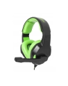 ESPERANZA EGH350G Słuchawki Stereo z Mikrofonem dla graczy - C0BRA - ZIELONE - nr 1