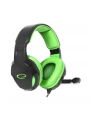 ESPERANZA EGH350G Słuchawki Stereo z Mikrofonem dla graczy - C0BRA - ZIELONE - nr 3