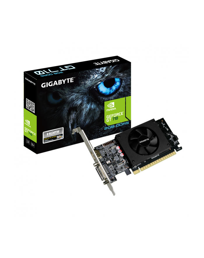 Gigabyte GT710 2GB DDR5 64BIT DVI/HDMI/Low Profile główny