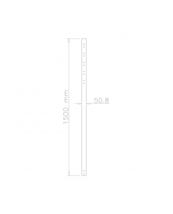 NewStar FPMA-CP150BLACK RURA PRZEDŁUZAJĄCA DO UCHWYTU SUFITOWEGO