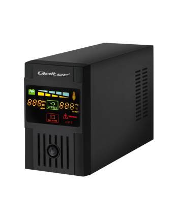 Qoltec Zasilacz awaryjny UPS MONOLITH | 1200VA | 720W | LCD | USB