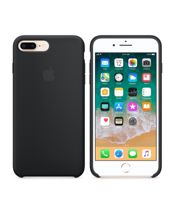 Apple iPhone 8 Plus / 7 Plus Silicone Case - Black