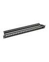 19'' patch panel Solarix 24 x RJ45 CAT6 UTP z listwą wsp. Czarny 1U - nr 4