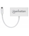 Manhattan Hub SuperSpeed USB-C 3.1 3-portowy 3x USB typ-A 1x USB-C PD - nr 25