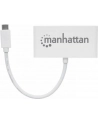 Manhattan Hub SuperSpeed USB-C 3.1 3-portowy 3x USB typ-A 1x USB-C PD - nr 30