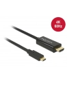 Delock Kabel USB Type-C (M)>HDMI (M) (tryb alternatywny DP) 4K 60 Hz 1m czarny - nr 11
