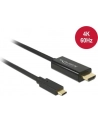 Delock Kabel USB Type-C (M)>HDMI (M) (tryb alternatywny DP) 4K 60 Hz 1m czarny - nr 22