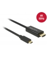 Delock Kabel USB Type-C (M)>HDMI (M) (tryb alternatywny DP) 4K 60 Hz 1m czarny - nr 5