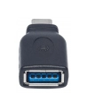 Manhattan Adapter SuperSpeed USB-C 3.1 Gen1 na USB typ-A M/F czarny - nr 15