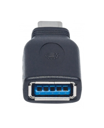 Manhattan Adapter SuperSpeed USB-C 3.1 Gen1 na USB typ-A M/F czarny nr 1