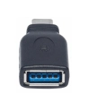 Manhattan Adapter SuperSpeed USB-C 3.1 Gen1 na USB typ-A M/F czarny - nr 26