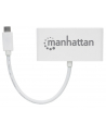 Manhattan Hub SuperSpeed USB-C 3.1 3-portowy 3x USB typ-A 1x USB-C PD - nr 23