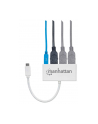 Manhattan Hub SuperSpeed USB-C 3.1 3-portowy 3x USB typ-A 1x USB-C PD - nr 30