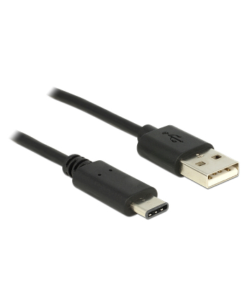 Delock Kabel USB 2.0 Typ-AM> USB Typ-C (M) 0.5m czarny