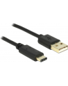 Delock Kabel USB 2.0 Typ-AM> USB Typ-C (M) 2m czarny - nr 8