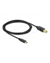 Delock Kabel USB 2.0 Typ-BM> USB Typ-C (M) 2m czarny - nr 11