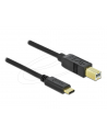Delock Kabel USB 2.0 Typ-BM> USB Typ-C (M) 2m czarny - nr 12
