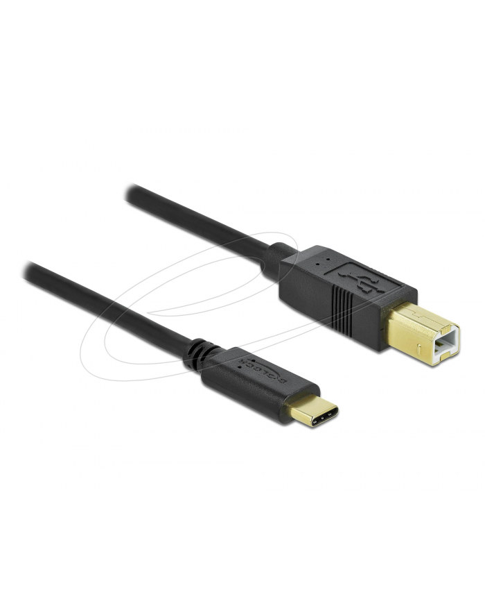 Delock Kabel USB 2.0 Typ-BM> USB Typ-C (M) 2m czarny główny