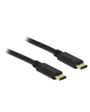 Delock Kabel USB Type-C 2.0 męski > USB Type-C 2.0 męski 2m czarny