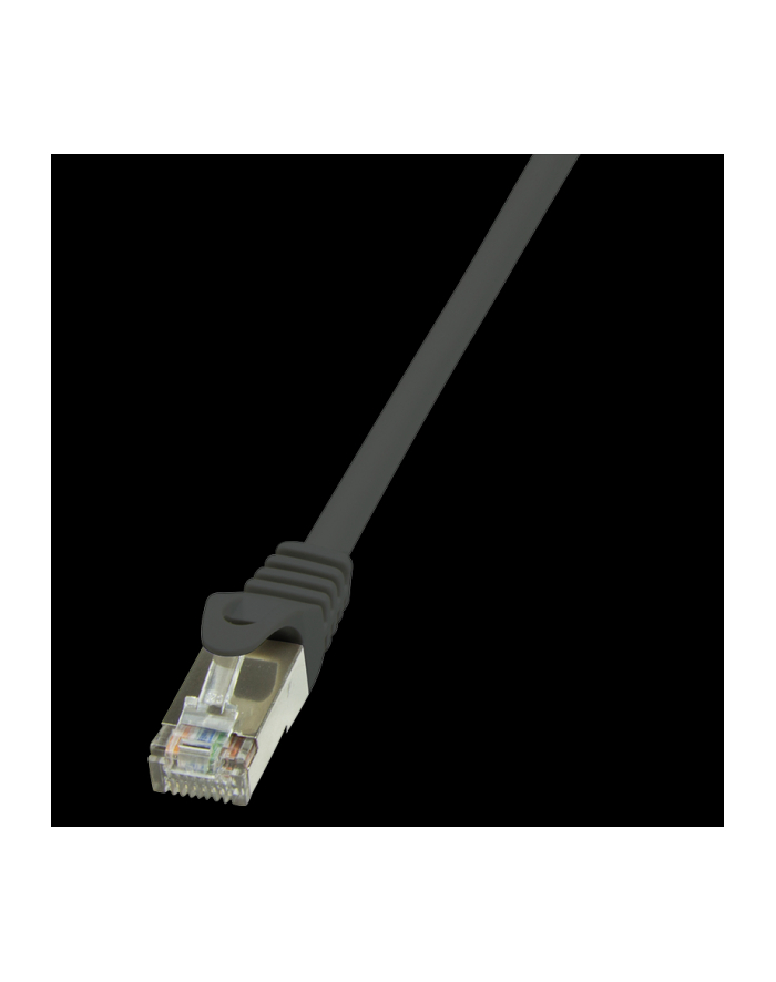 LOGILINK Patchcord CAT 6 F/UTP EconLine 0,25m czarny główny