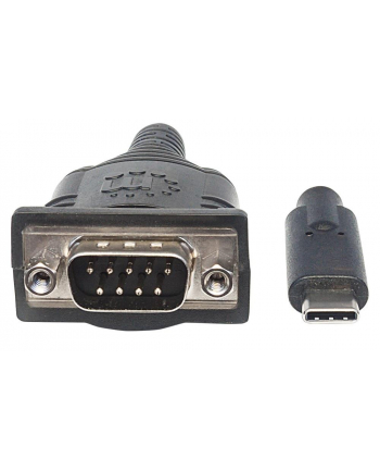 Manhattan Adapter konwerter USB-C na Serial COM/RS232 PL-2303RA 45cm