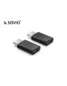 SAVIO AK-31/B Micro USB Adapter (F) - USB 3.1 Type C (M) - Czarny - nr 8