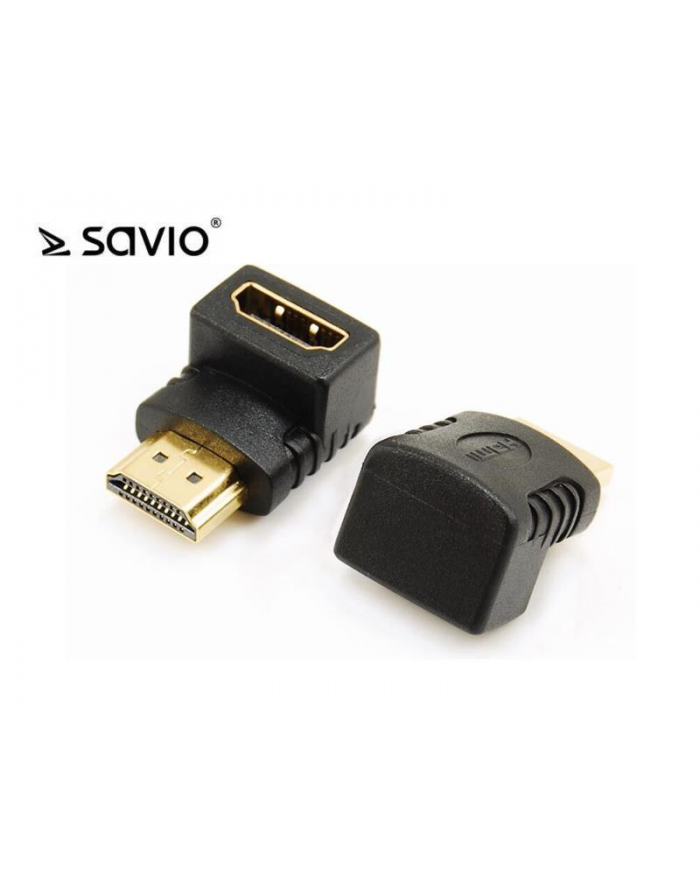 SAVIO CL-112 Adapter HDMI (F) - HDMI (M) - kątowy główny